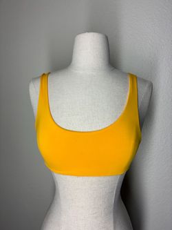 San Lorenzo Scoop Neck Bikini Top, size Small