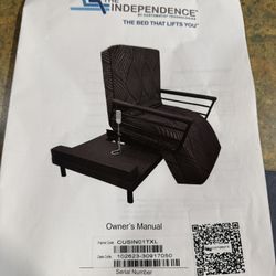 Independence Adjustable Medical Bed.  Converts To Chair Lift