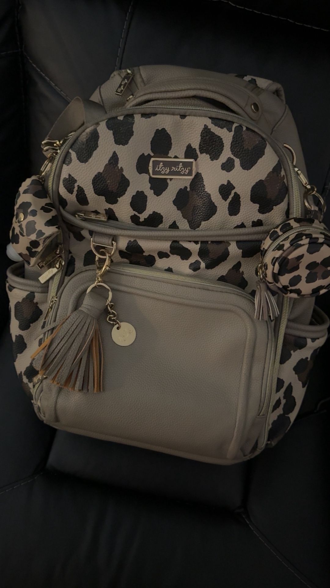 Itzy Ritzy Diaper Bag With Attachments