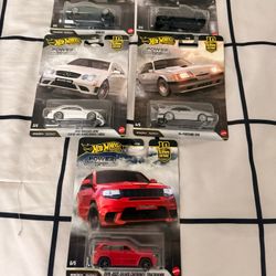 Hot Wheels Power Trip Diecast Lot BMW M3 Ford F-150 Mercedes AMG Jeep TrackHowk