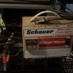 Schauer Battery Charger Model J412 50 AMP Starter / 10 AMP Kar-Start