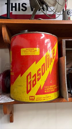 Vintage gas can
