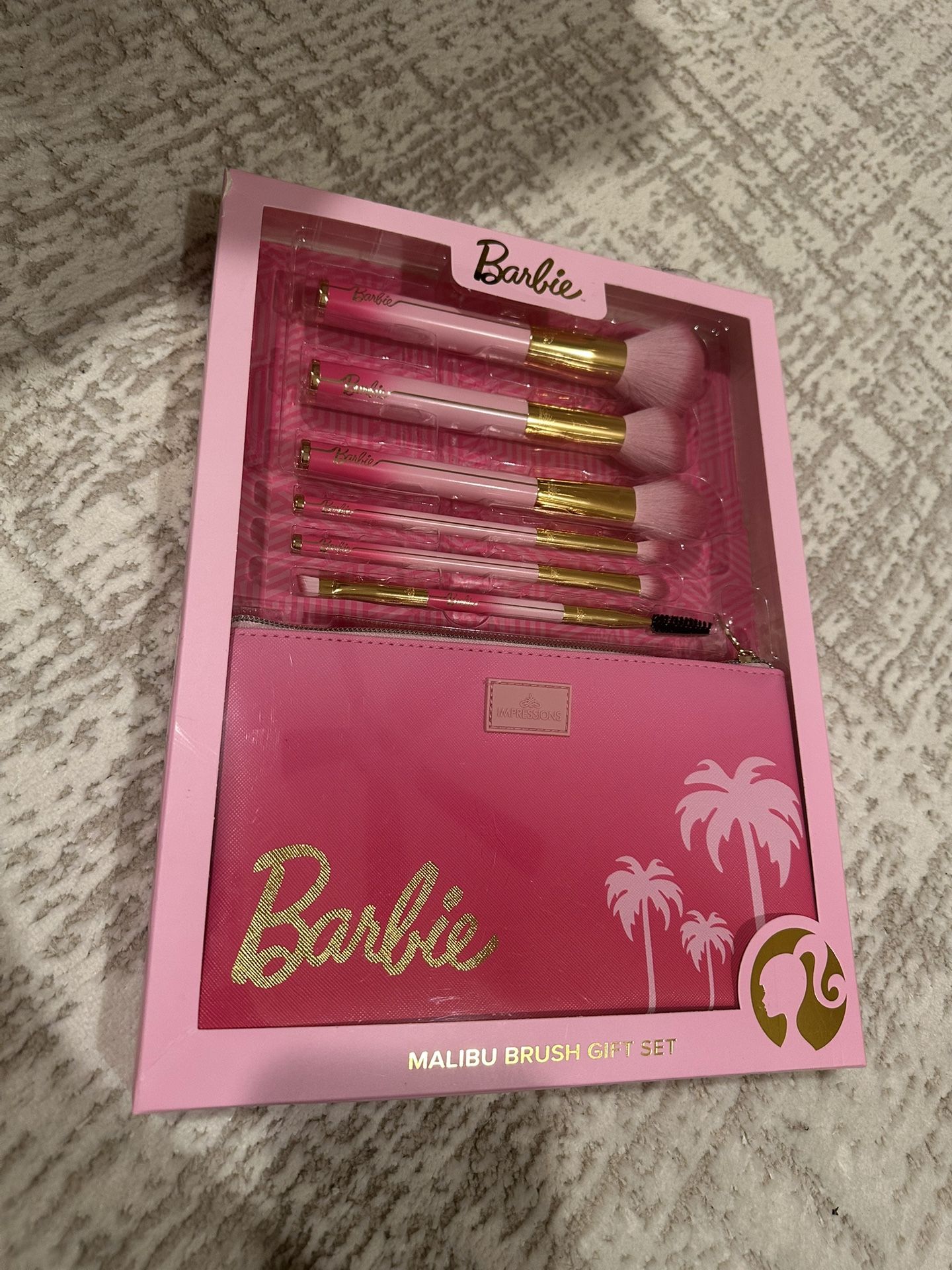 Barbie Impressions Vanity Makeup Brush Set