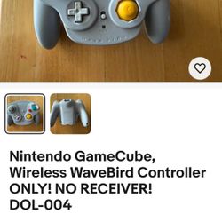 Nintendo GameCube wireless wave bird controller battery operated