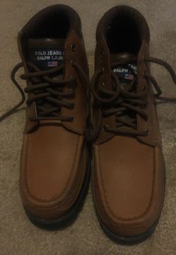 Brown Polo Boots sz 10