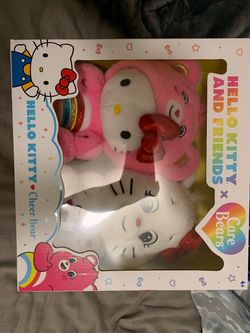 Hello Kitty x Care Bears Cheer Bear Plush Set