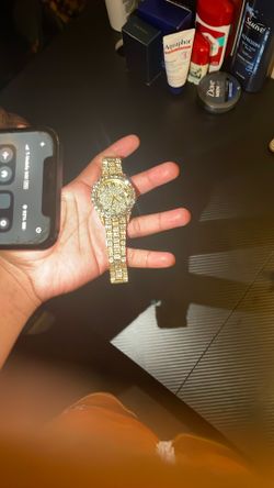 Gold And Diamond Watch