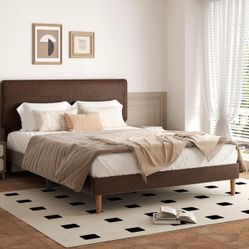 Queen Bed Frame and Mattress 