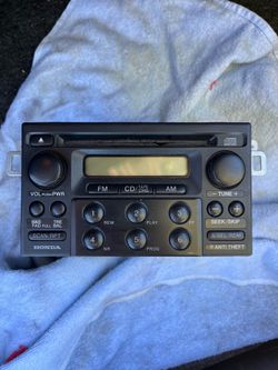 OEM Honda Accord Radio