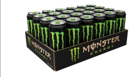 Monster Energy Drink 24-Can Case (3) cases for 100$