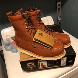 Red Wings Waterproof Work Boots Steel Toe Size 10.5 New In Box