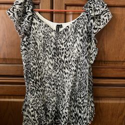 Animal Print Top