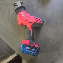 Milwaukee Sawzall And Battery