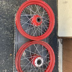 Harley 43085-97 Wheels Made in Italy OEM USED