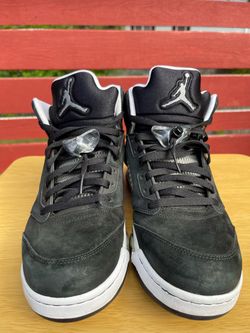Air Jordan 5 Retro Black Suede Sneakers