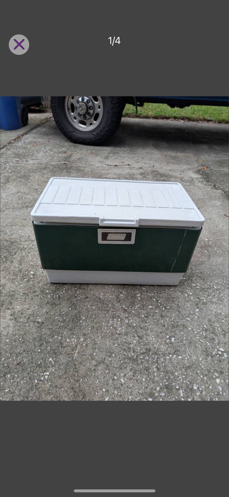 Coleman cooler