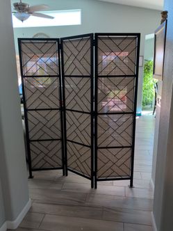 3-Panel Room Divider Privacy Screen