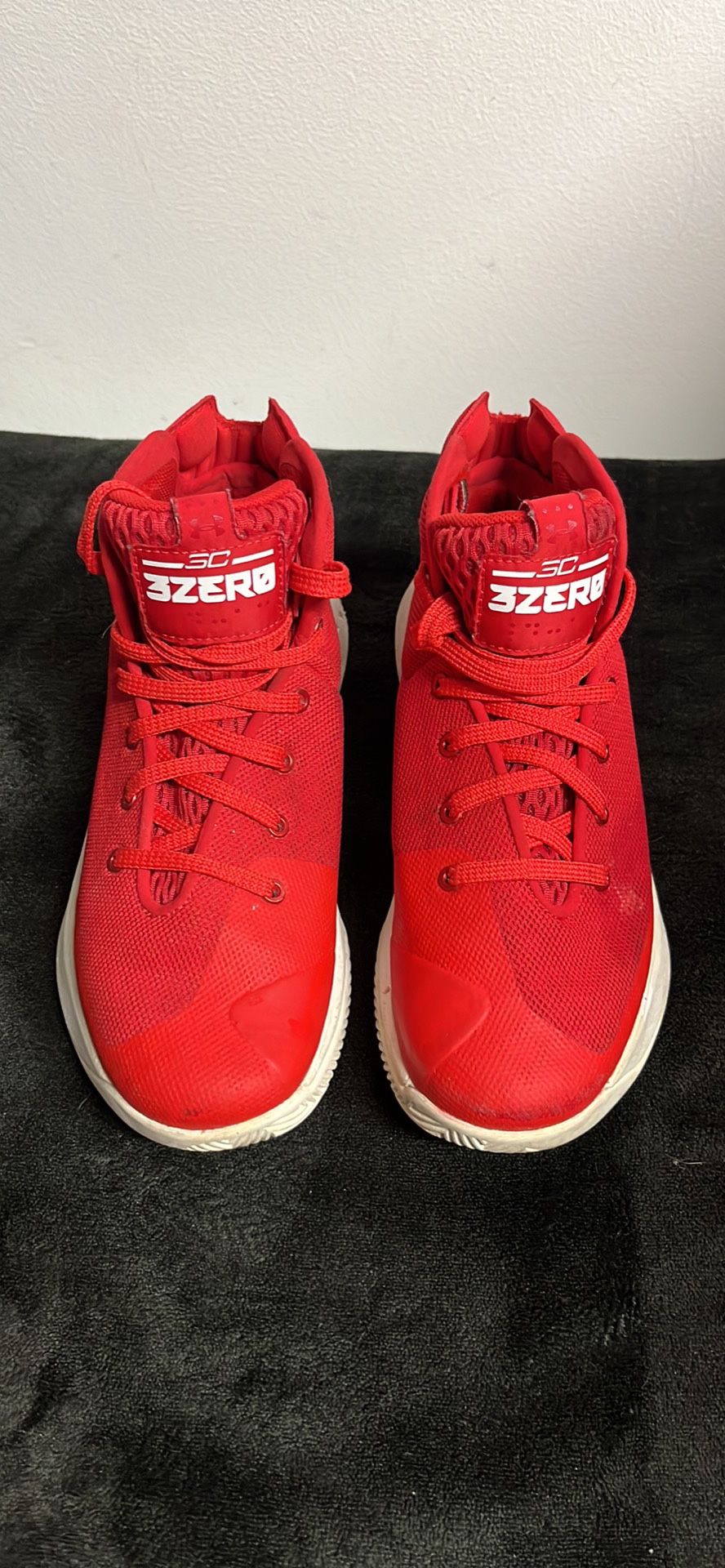 Boys Under Armour UA Steph Curry 3ZERO Basketball Shoes Red