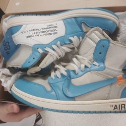 Off-White x Air Jordan 1 Retro High OG "University Blue