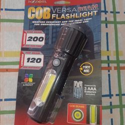 New...Led Flashlight... Batteries Included..$5