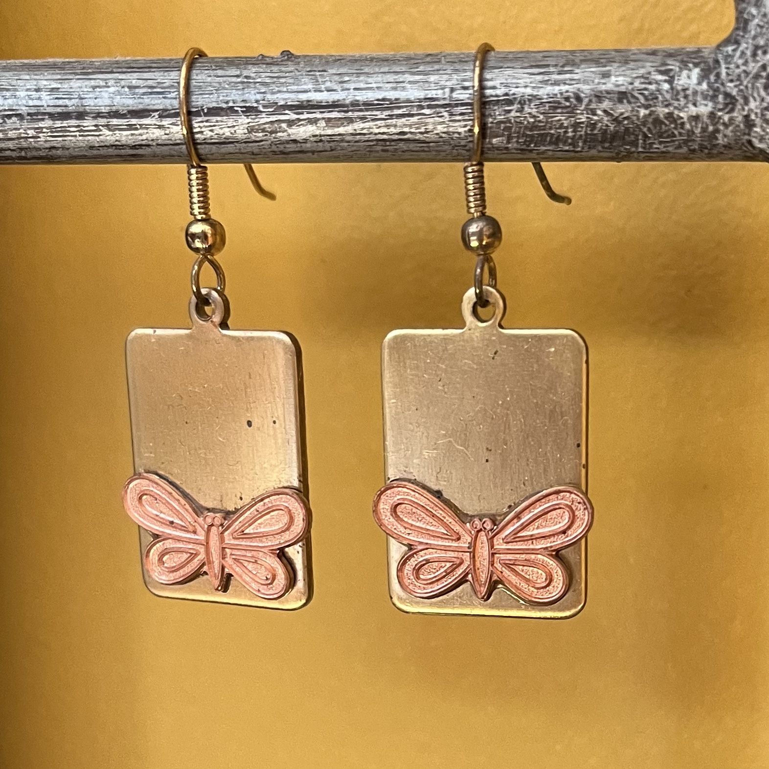 VINTAGE BUTTERFLY EARRINGS