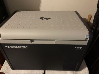 Dometic CFX3 55IM Powered Cooler, 55L Portable Refrigerator/Freezer w/ Ice Maker