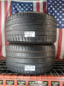 315/30ZR21 MICHELIN PILOT SPORT 4S 315/30R21 OEM FACTORY REPLACEMENT TAKE-OFF USED TIRES TRUCK SUV SPORT CAR SEDAN JEEP  315 30 21