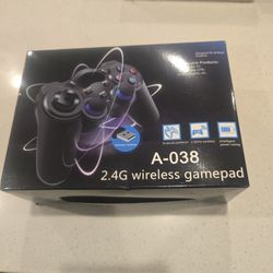 Writing
🎮 2.4G Wireless Gamepad A-038  New! Price: $12 (Quick Sale!)
📍 Local Pickup Available
Enjoy smooth and responsive gaming with this 
