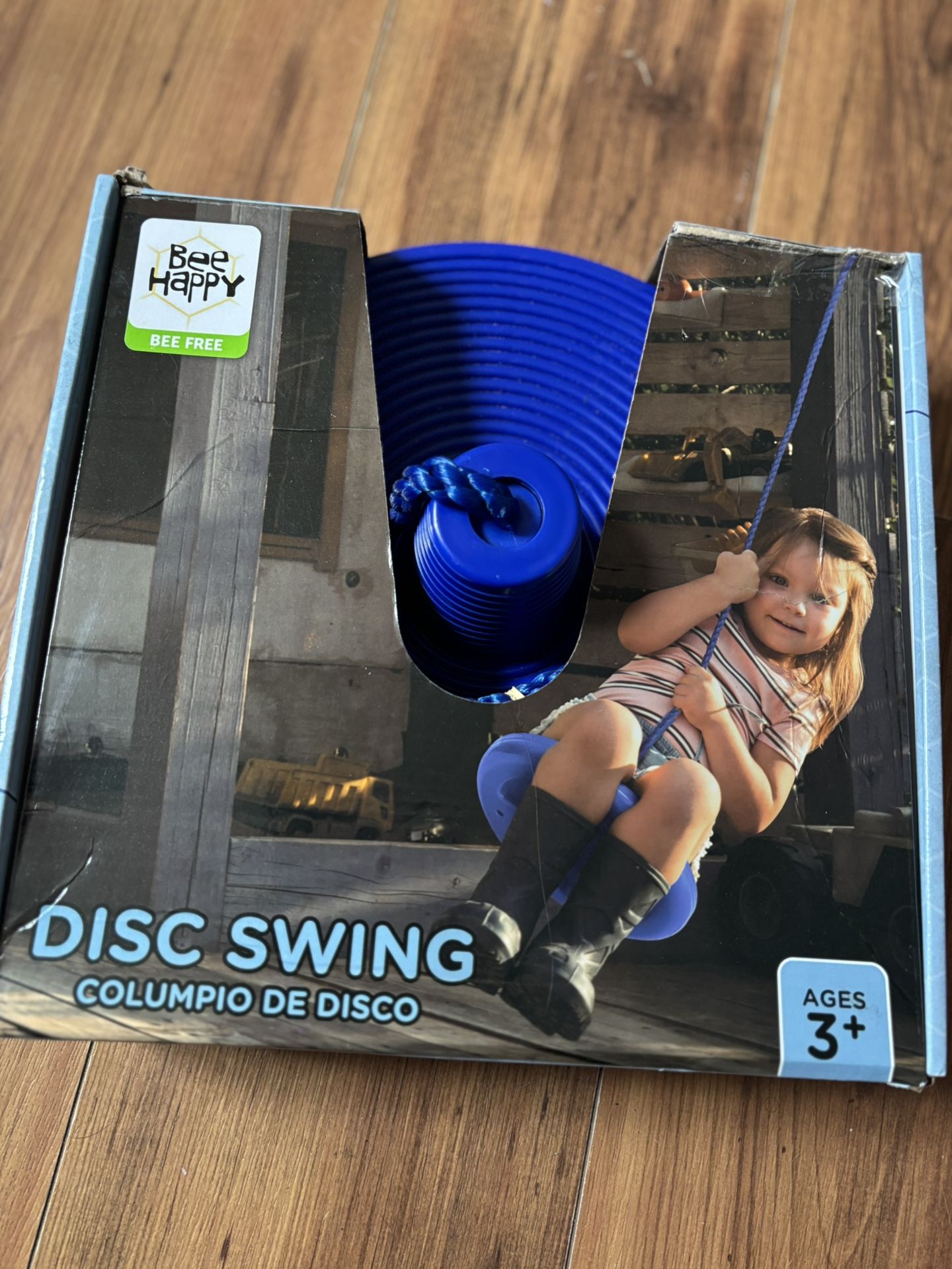 Bee Happy Disc Swing – New in Box