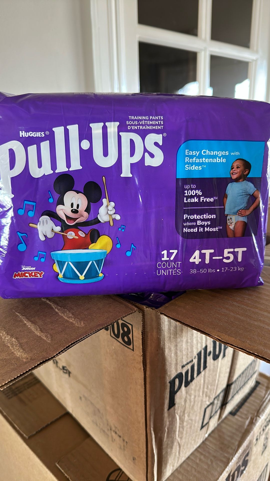 Pull-ups 17 Count Size 4t-5t $7 Per Bag