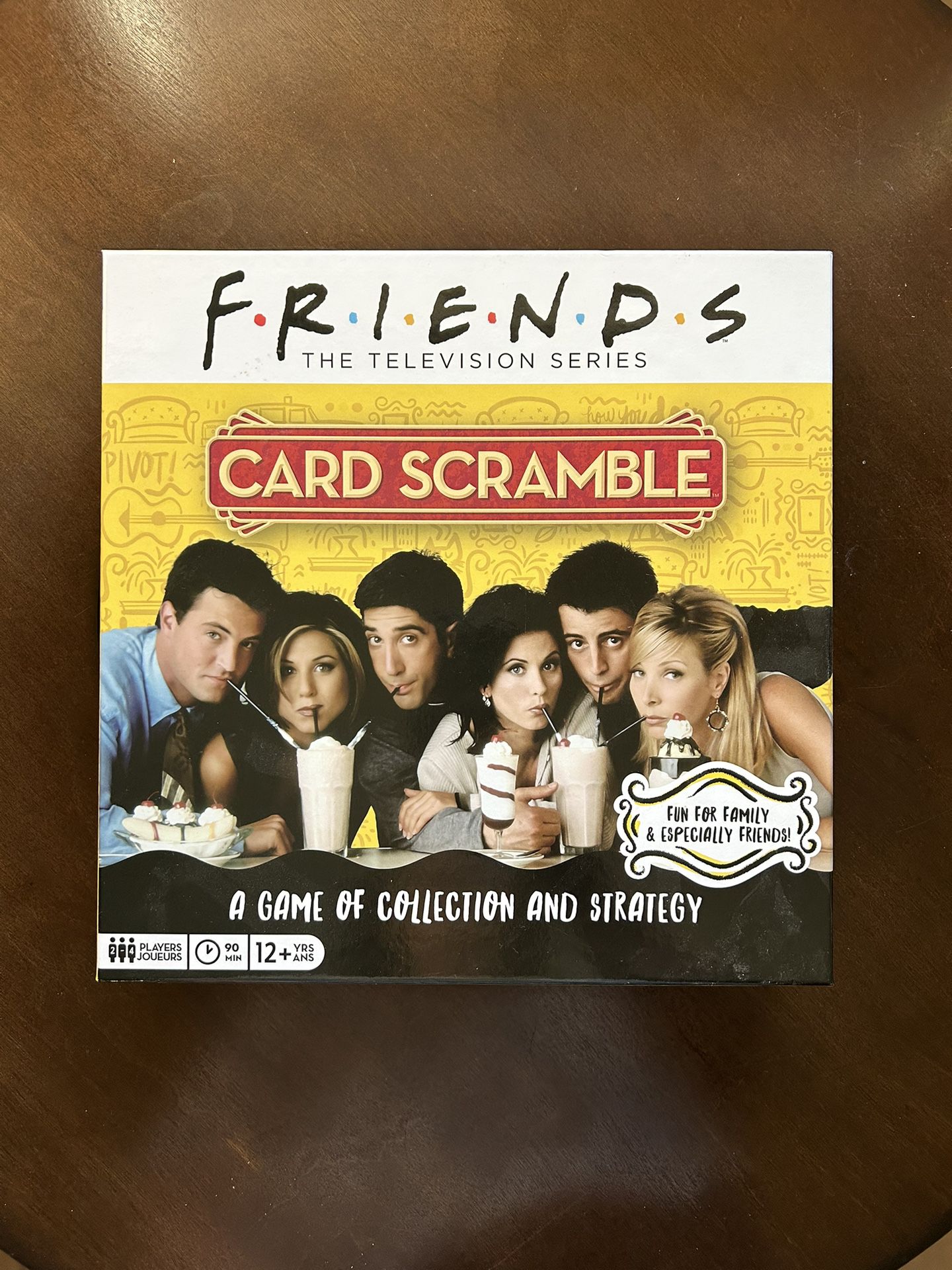 Friends Card Scramble Board Game NEW!
