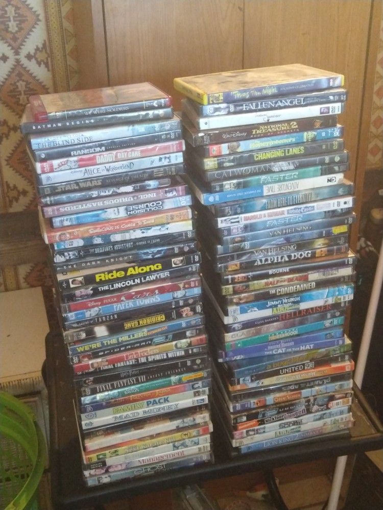 DVD'S 120 OF THEM And Portable Dvd Player