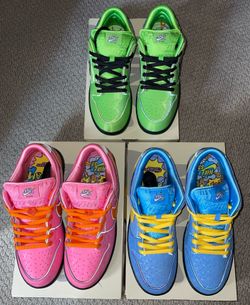 NIKE SB DUNK PRO QS POWERPUFF GIRLS NEW