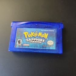 Pokemon Saphire GBA