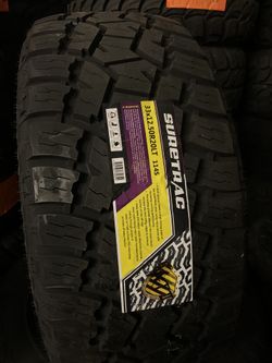 33x12.50-20 suretrac all terrain $720 all 4 tires with installation included also we do finance