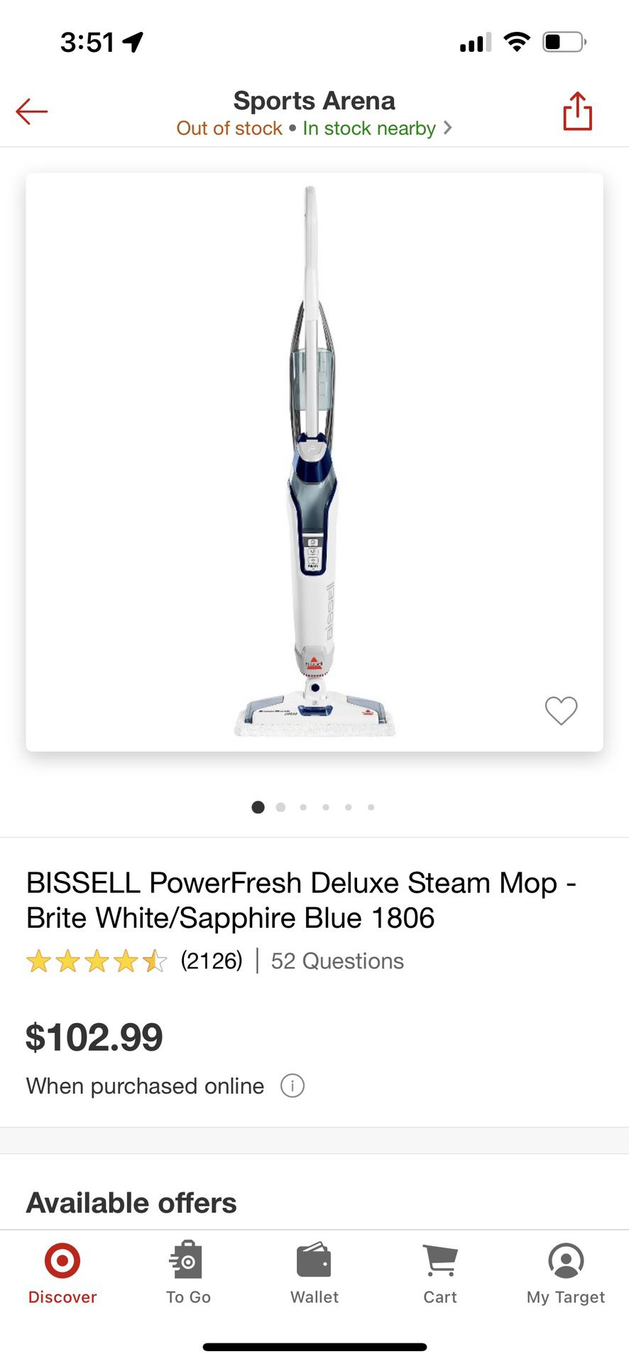 Bissell Steam Mop