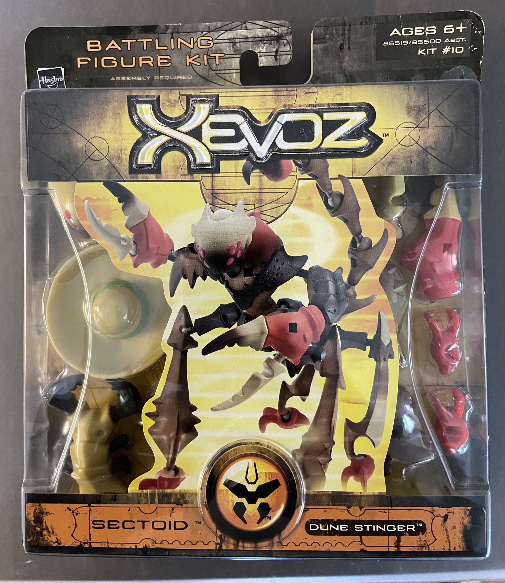 Rare Vintage 2003 2004 Hasbro Xevoz Sectoid Dune Stinger
