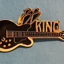 NiceVTG BB King Blue Lucille Guitar Pin Blues Music Collectible Concert Souvenir