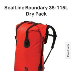 Seal Line Pro Pak 115L Backpack Dry Bag Made In USA