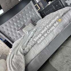 🙋‍♂️ King -Bed-frame👉 -Furniture💲SALE 