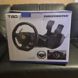 Thrust master T80 Steering Wheel 