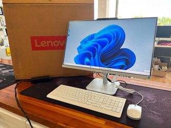 Lenovo 24” F0J6 2025 ALL IN ONE Computer Intel N100 16GB 512GB SSD Windows 11 Pro