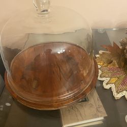 2 Pc Cake Stand With A Cover