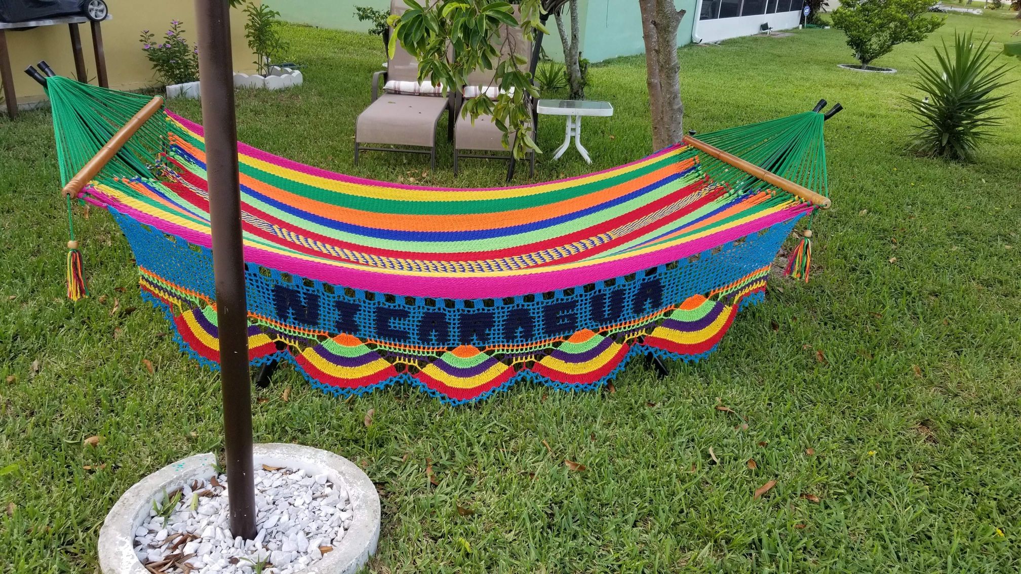 Hamacas Queen con orillas tejidas: Las tradicionales hamacas de 🇳🇮 Nicaragua