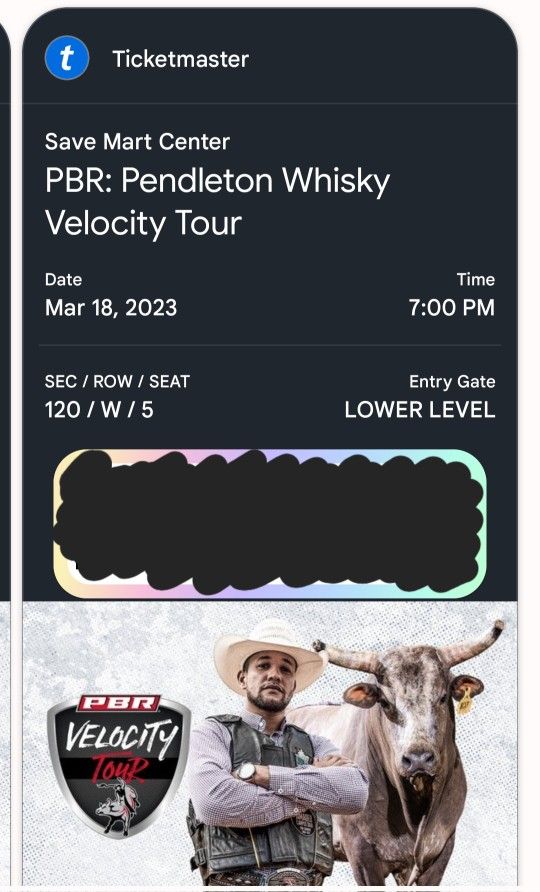 PBR Ticket Saturday