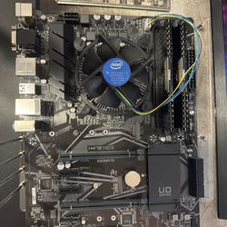 Gigabyte socket 1200 LGA H470 HD3 with i3-10300 cpu and 16gb ddr4