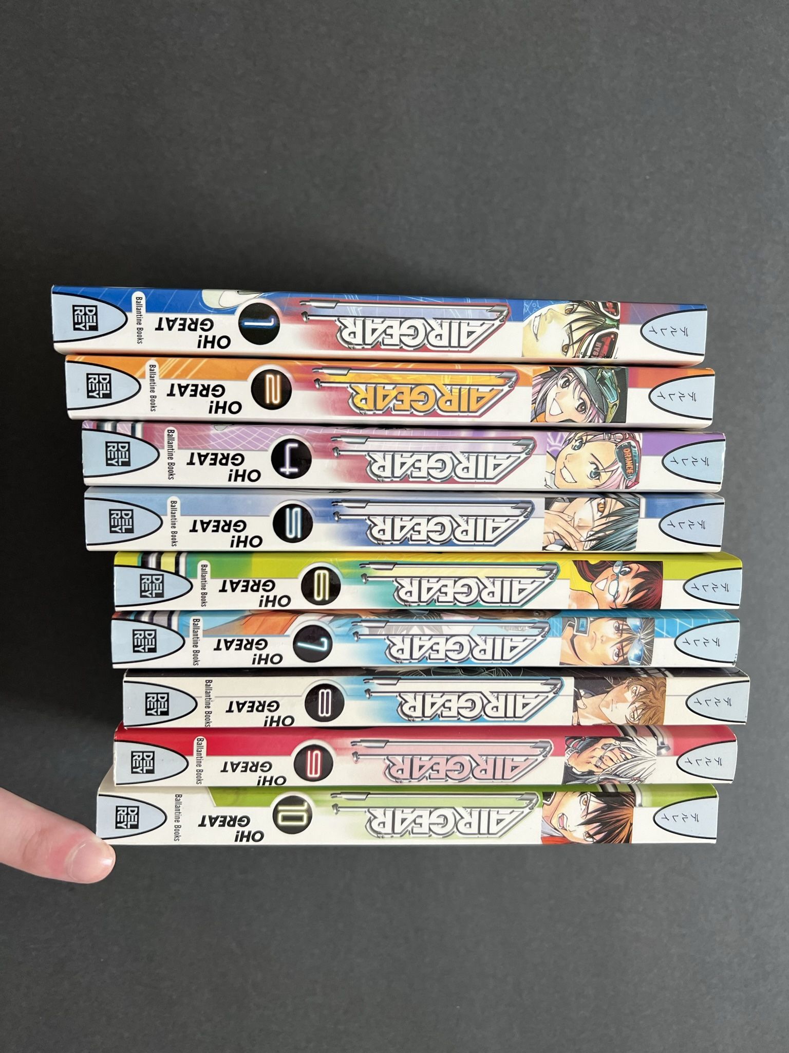 Air Gear English Manga (Volume 15-18, 26, and 28 Are Now Sold)