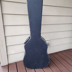 Extra Large Hardshell Guitar Case, Vintage 1960s-1970s Style