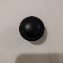 12 Black Cabinet /Drawer Knobs