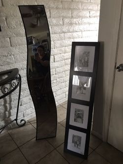 Glass standing pic frame